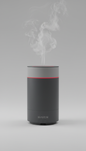 Smart Aroma Diffuser Matte Steel