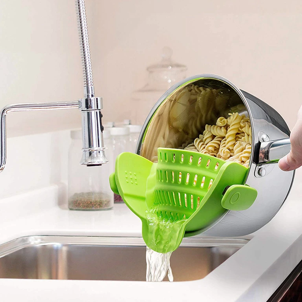 Smart Kitchen Silicone Bowl & Pot Strainer