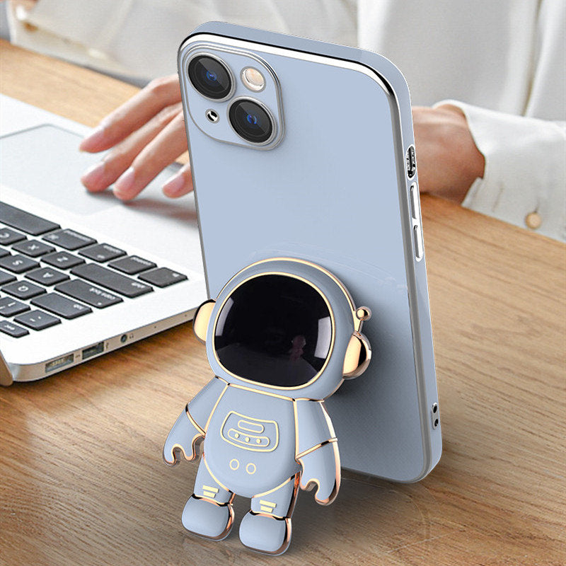 3D Astronaut Magnetic Kickstand Phone Case for iPhone 13, 14 & 15 Series