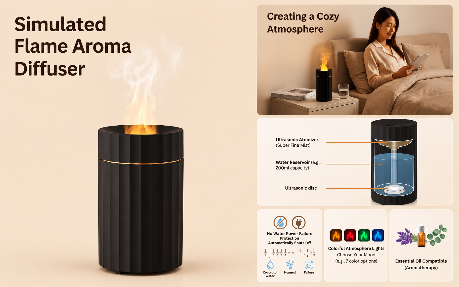 Flame Aroma Diffuser