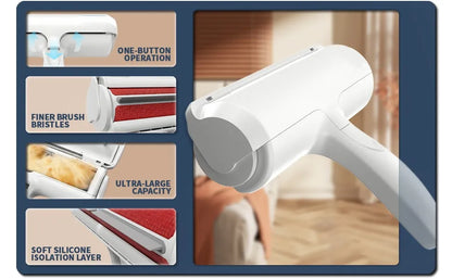 Self-Cleaning Pet Hair Remover Roller | Reusable Lint Remover for Dog & Cat Fur