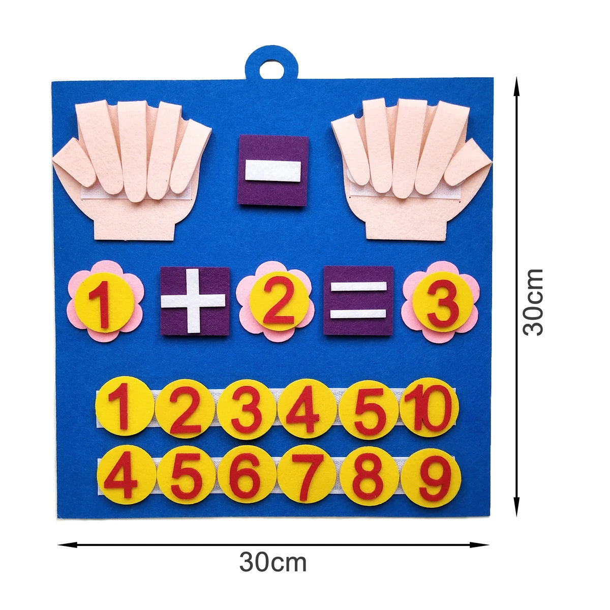 Montessori Felt Counting Board | Educational Math Toy for Toddlers & Preschoolers