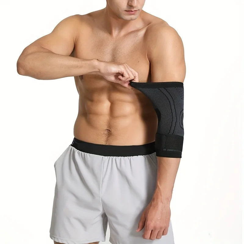 Compression Elbow Support Sleeve | Adjustable Sports Brace for Gym, Tennis & Fitness