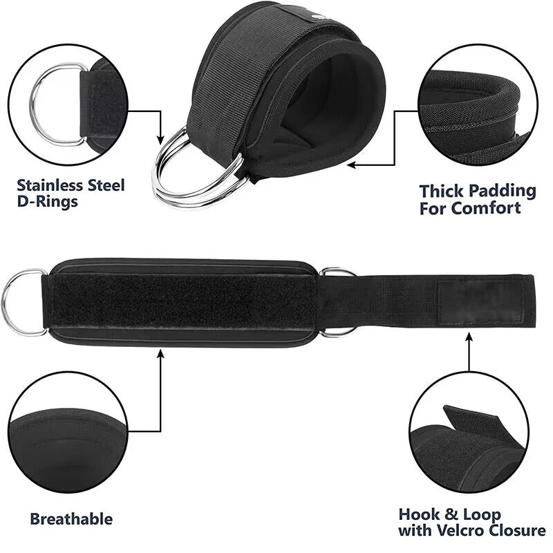 Ankle Resistance Band Set | Glute Kickback & Lower Body Workout Kit
