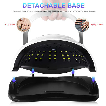 SUN X21 Max 320W UV LED Nail Lamp | Professional Gel Nail Dryer with LCD Display