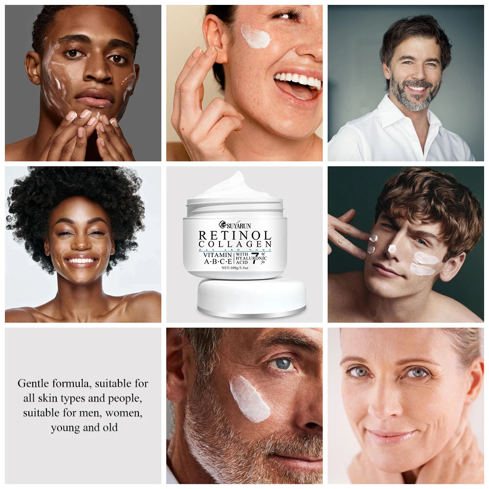Retinol Collagen Face Cream | Vitamin E Moisturizing & Firming Face Cream