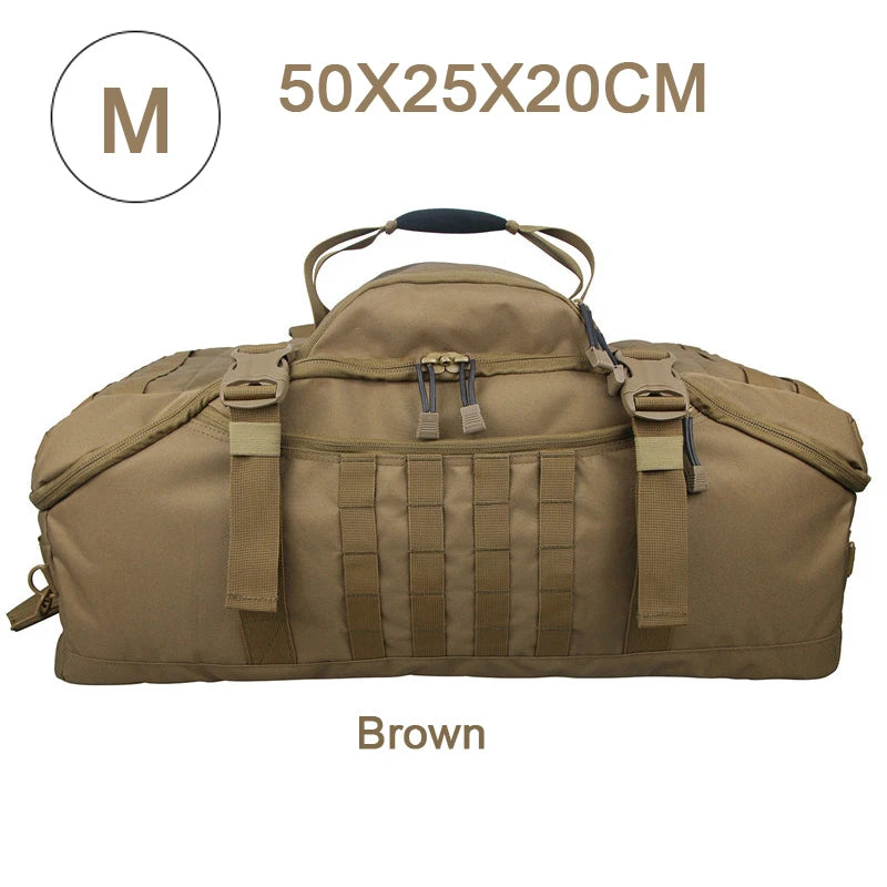 30L 45L 80L Sport Travel Bag Molle Tactical Backpack Gym Fitness Bag Large Duffle Bags for Camping Hunting Fishing