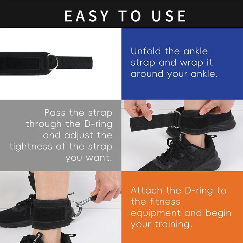 Ankle Resistance Band Set | Glute Kickback & Lower Body Workout Kit