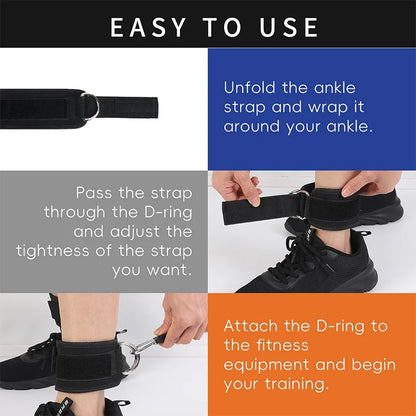 Ankle Resistance Band Set | Glute Kickback & Lower Body Workout Kit