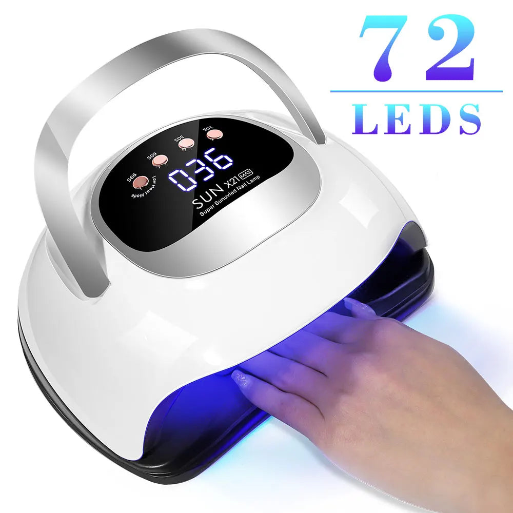 SUN X21 Max 320W UV LED Nail Lamp | Professional Gel Nail Dryer with LCD Display