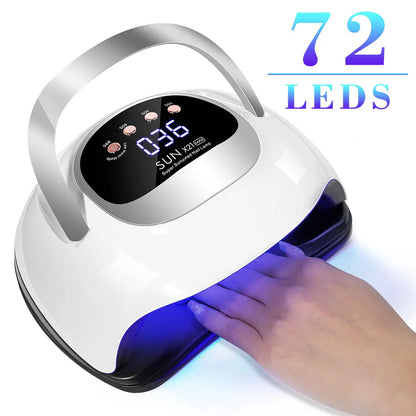 SUN X21 Max 320W UV LED Nail Lamp | Professional Gel Nail Dryer with LCD Display