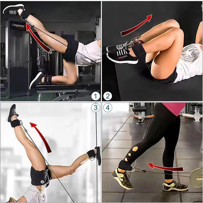 Ankle Resistance Band Set | Glute Kickback & Lower Body Workout Kit
