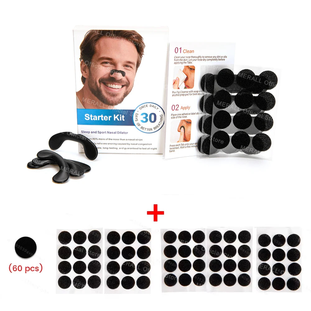 Nasal Dilator Sleep Nasal Breathing Dilators Starter Kit Nose Breathe Strips Nasal Strips Reduce Snoring Increase Air