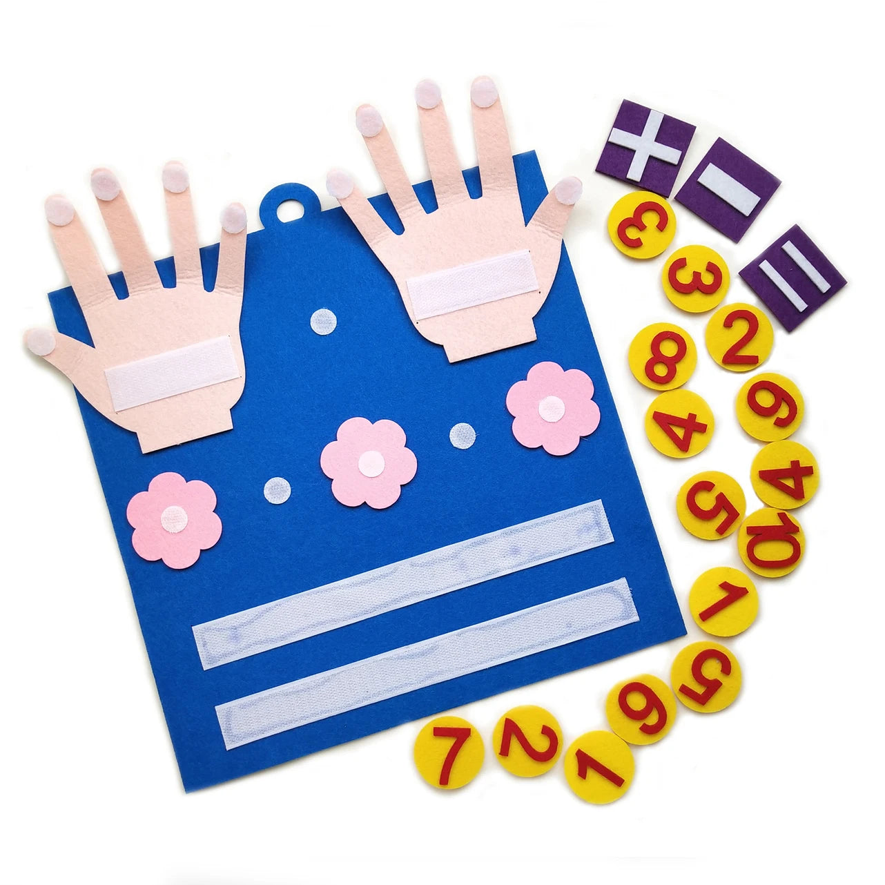 Montessori Felt Counting Board | Educational Math Toy for Toddlers & Preschoolers