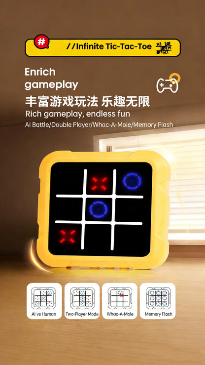 Electronic Tic Tac Toe Game | Smart Interactive Educational Board Game for Kids & Families