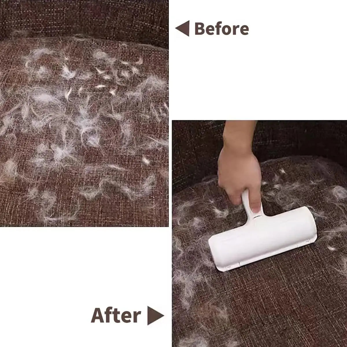 Self-Cleaning Pet Hair Remover Roller | Reusable Lint Remover for Dog & Cat Fur