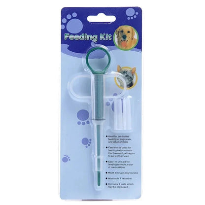 Pet Pill Dispenser for Dogs & Cats | Soft Tip Medicine Syringe Feeder