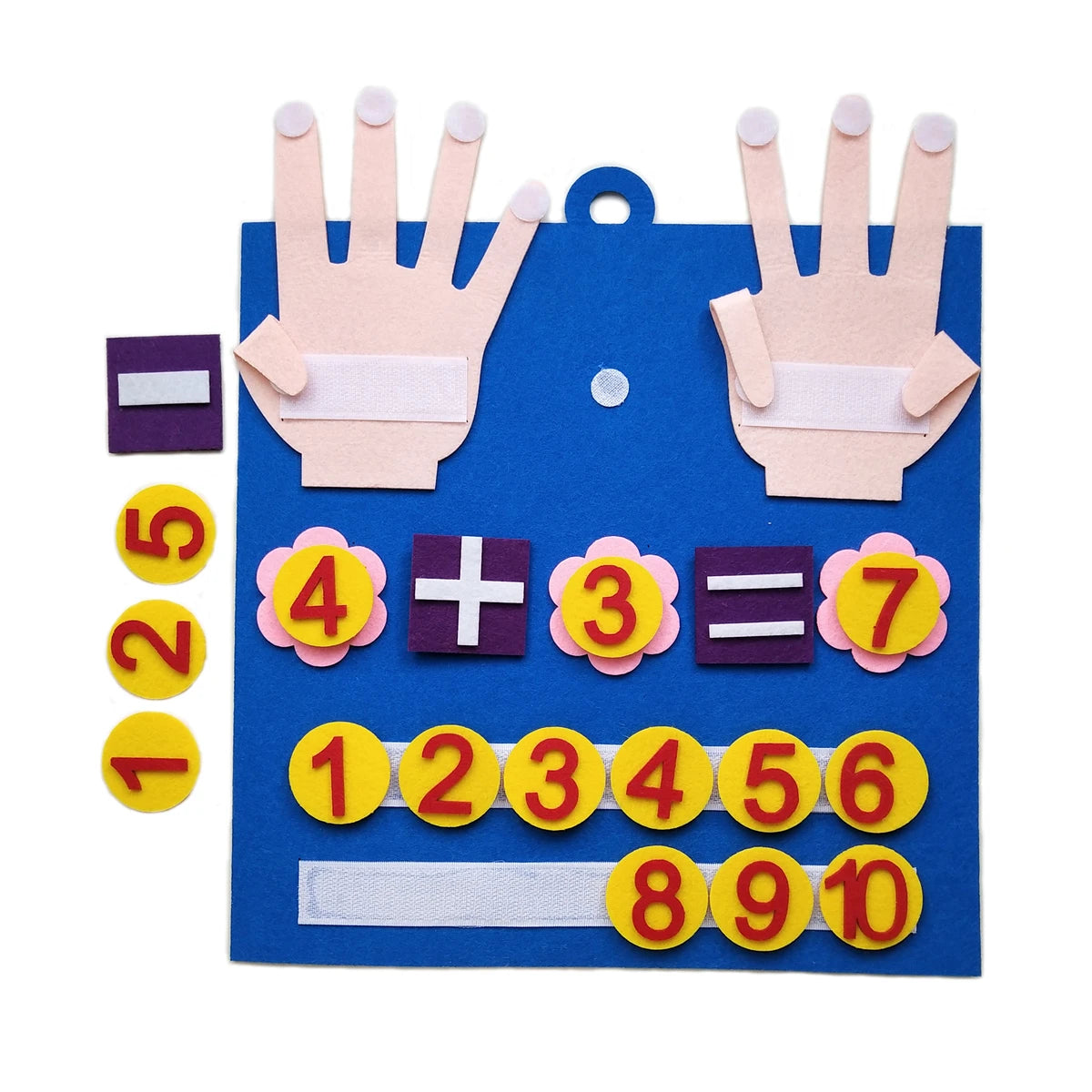 Montessori Felt Counting Board | Educational Math Toy for Toddlers & Preschoolers