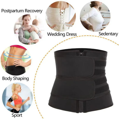 Women's Waist Trainer Belt | Adjustable Workout Compression Shapewear