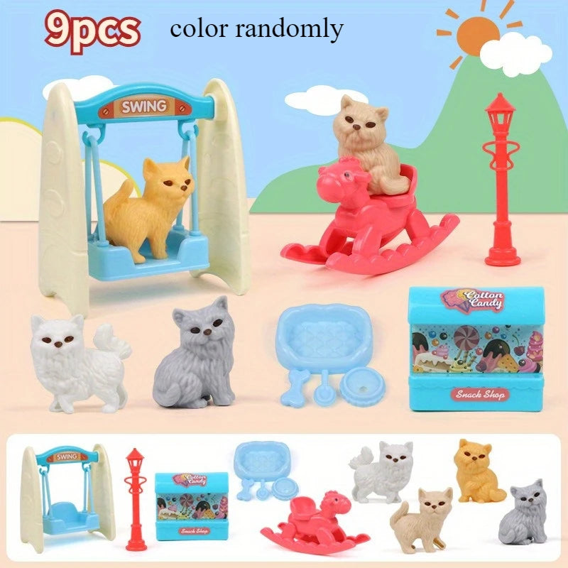 Puppy Care Playset | Cute Dog Pet Basket Toy Set for Kids