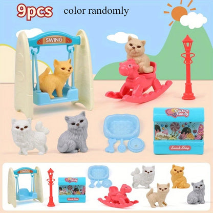 Puppy Care Playset | Cute Dog Pet Basket Toy Set for Kids