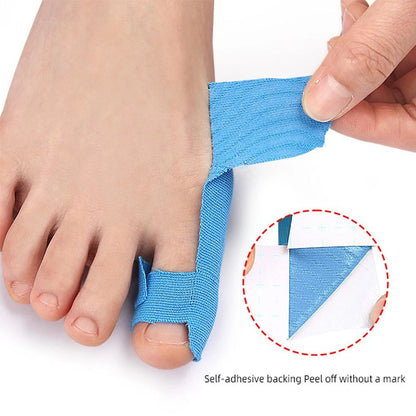 Pre-Cut Kinesiology Toe Tape | Bunion Support & Toe Alignment Tape (10 PCS)