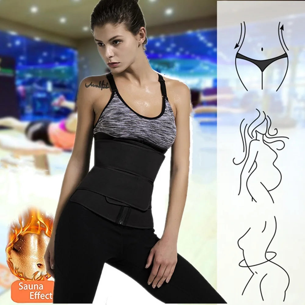 Women's Waist Trainer Belt | Adjustable Workout Compression Shapewear