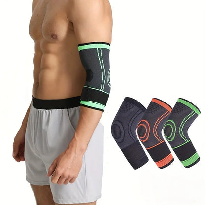 Compression Elbow Support Sleeve | Adjustable Sports Brace for Gym, Tennis & Fitness