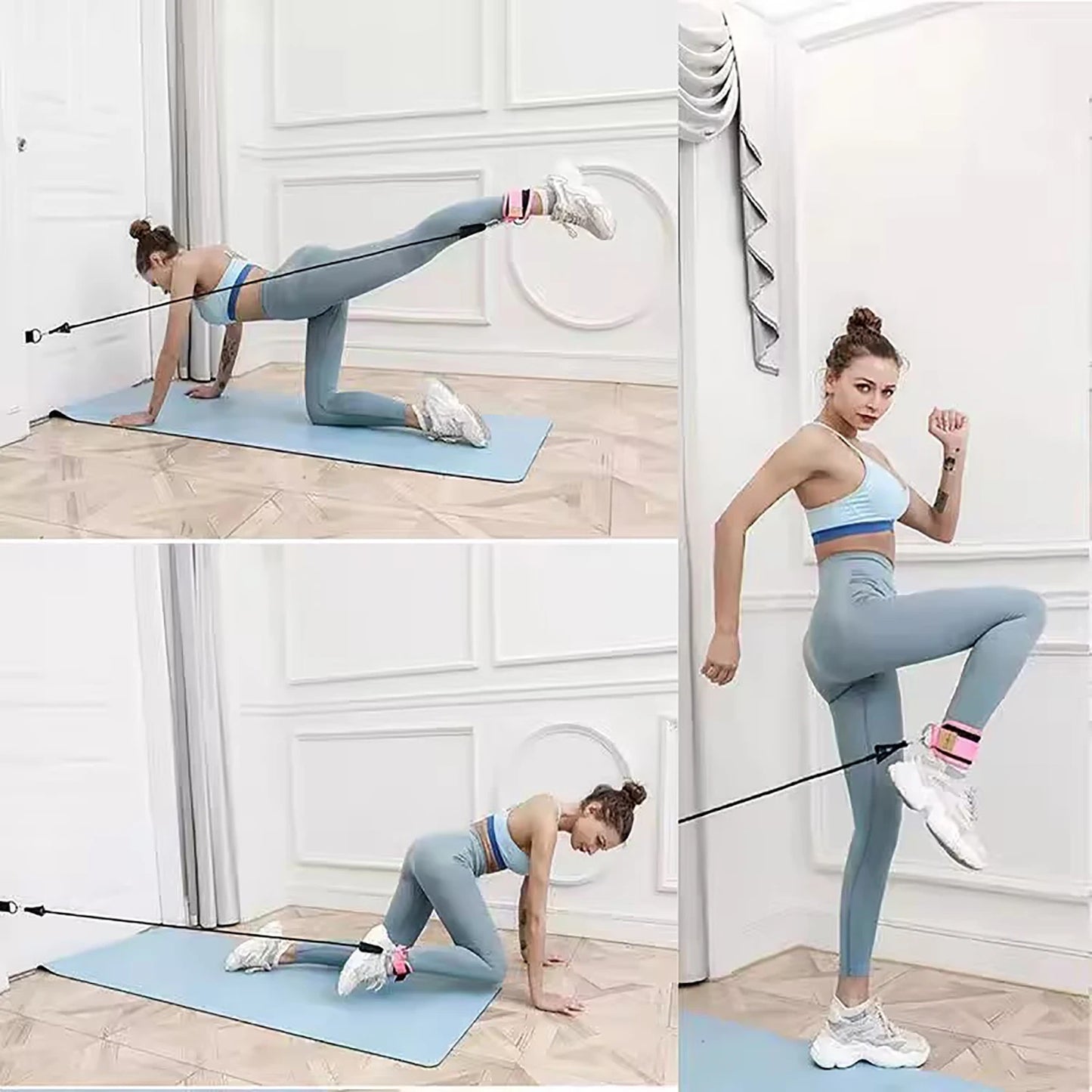 Ankle Resistance Band Set | Glute Kickback & Lower Body Workout Kit