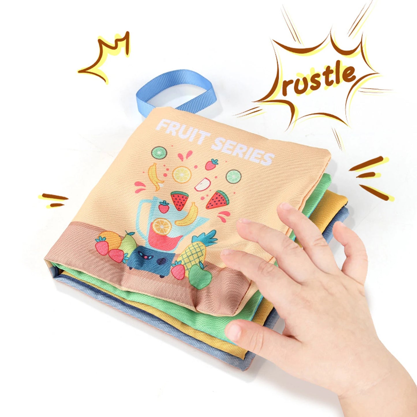 Montessori Soft Cloth Baby Books | Sensory Touch & Feel Early Learning Toy Set