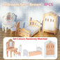 Miniature Dollhouse Furniture Set | 10-Piece Pretend Play Accessories for Kids